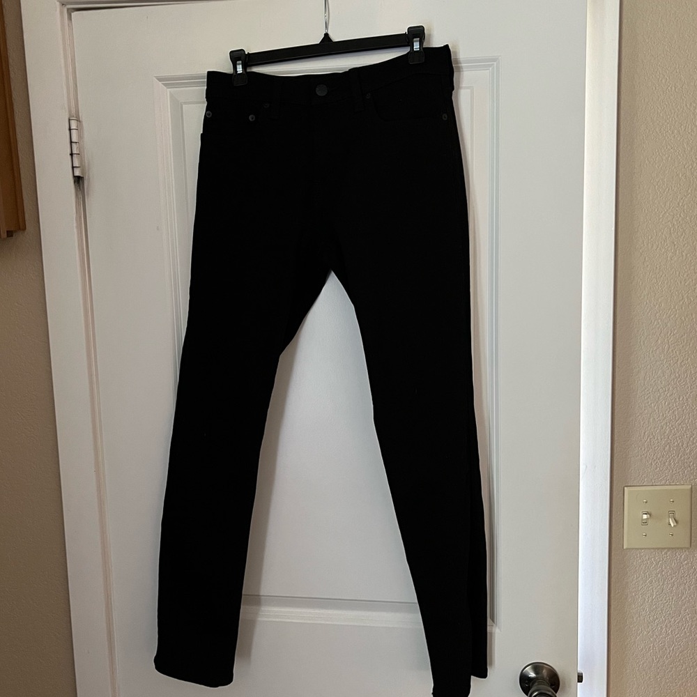 Black Hollister Skinny Denim Jeans Size 31x32